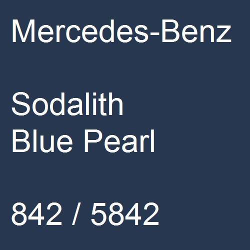 Mercedes-Benz, Sodalith Blue Pearl, 842 / 5842.